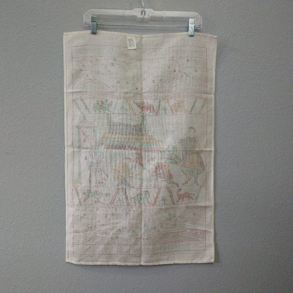 Norman Castles South Wale Linen Cotton Tea Towel England - Picture 6 of 6
